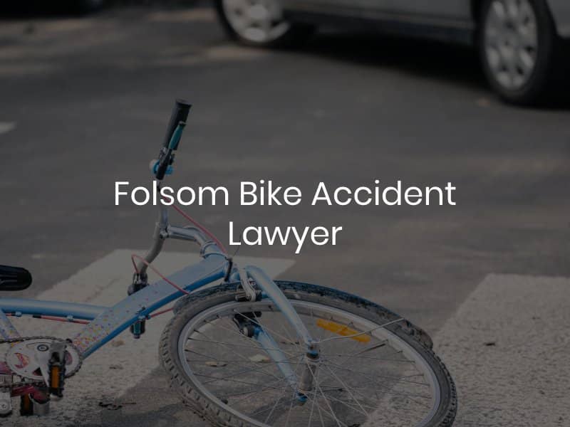 Bicycle accident in Folsom, CA