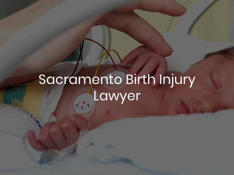 Newborn baby with birth injury
