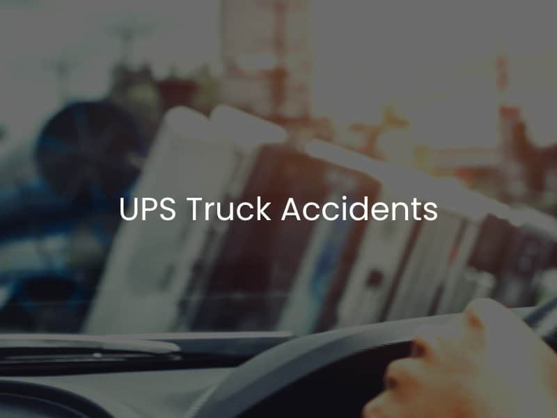 UPS truck accident