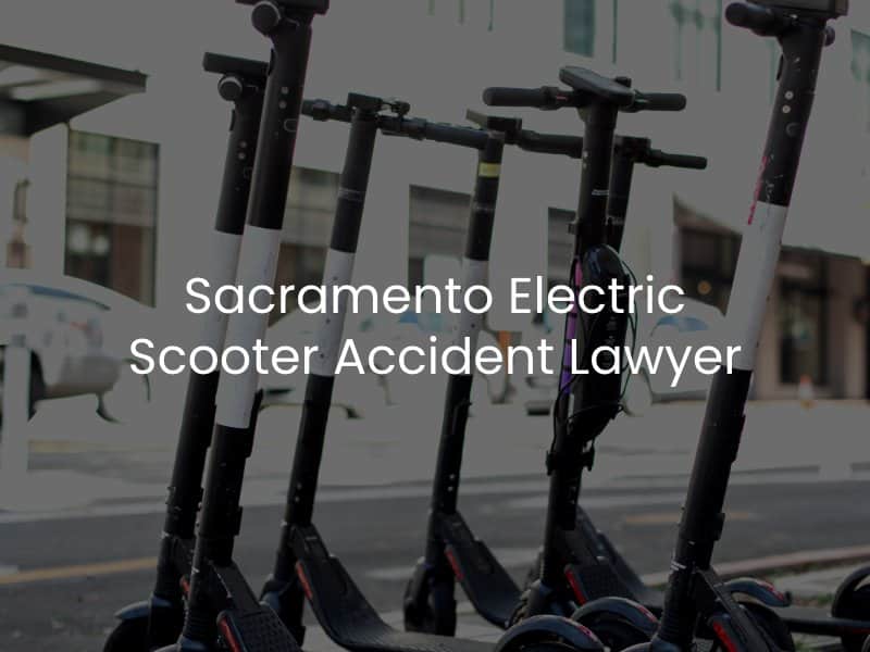 Sacramento Electric Scooter Accident Lawyer