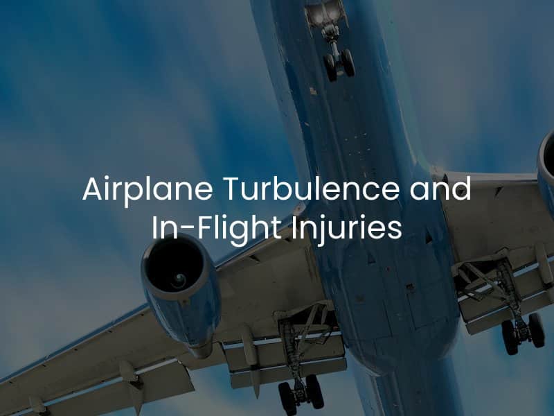 Airplane Turbulence and In-Flight Injuries