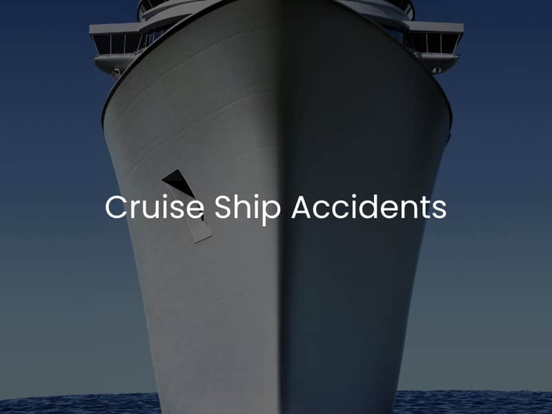 Cruise Ship Accidents